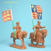 Englische Ritter mit ROFUR-FLAGS