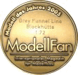 Auszeichnung "Modell des Jahres 2005" durch die Modellbau-Zeitschrift "Modell-Fan"