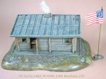 Die 1/72 Blockhtte von GREY FUNNEL LINE