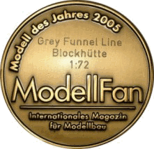 Auszeichnung "Modell des Jahres 2005" durch die Modellbau-Zeitschrift "Modell-Fan"